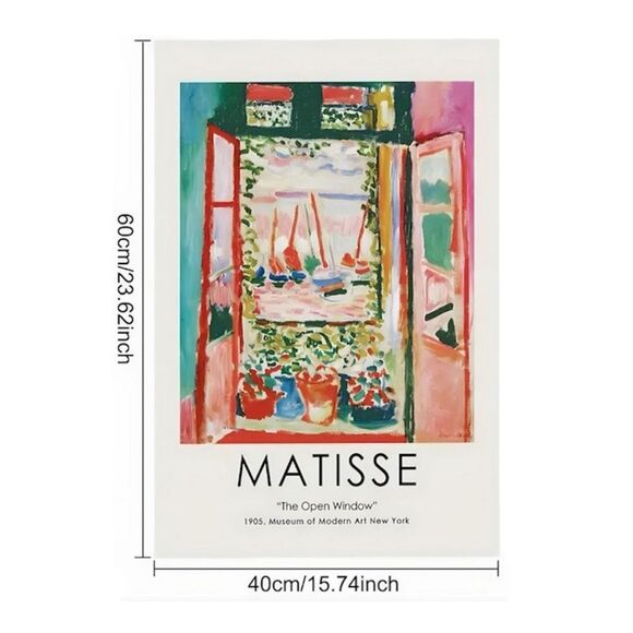 Matisse Nordic Modern Landscape Printed Poster - Picture 1 of 2